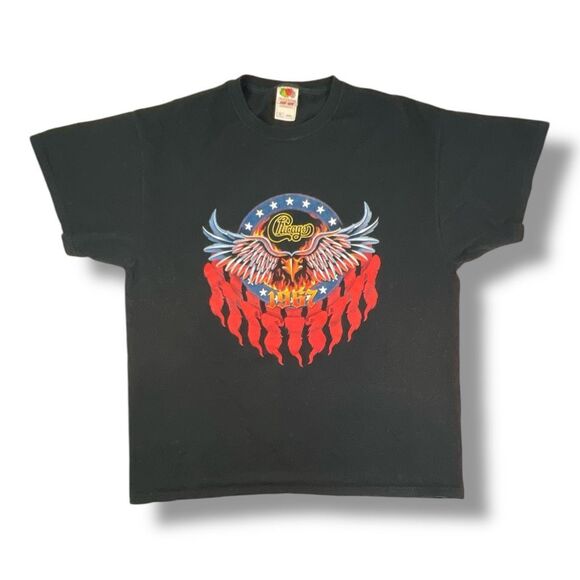 Chicago Tour 2008 Fruit Of The Loom Heavy Band T-Shirt Size Extra Large - Picture 1 of 5